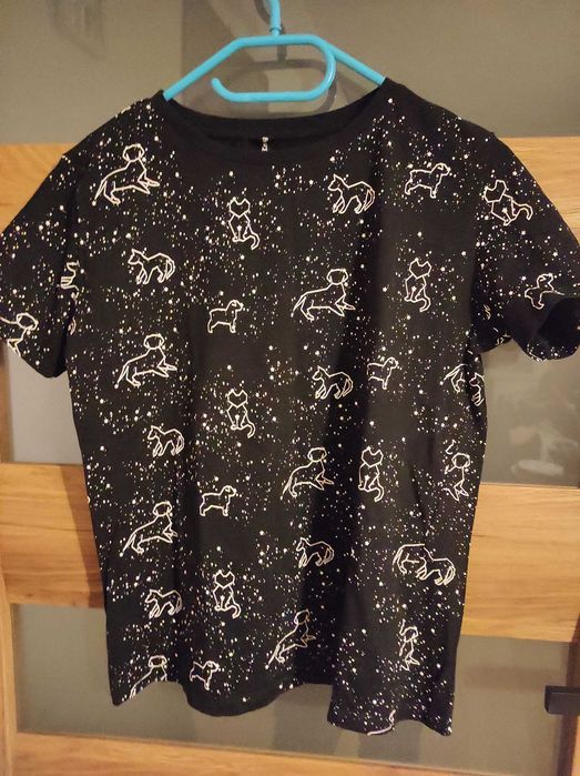 T-shirt czarny rozmiar M