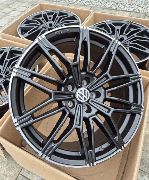 Felgi 19" 5x112 VW BMW Skoda Mercedes Audi Cupra MG Nowe Czarne | #B3
