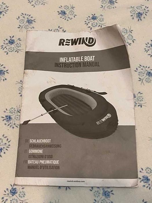 Barco Insuflável REWIND (com Bomba e Saco)