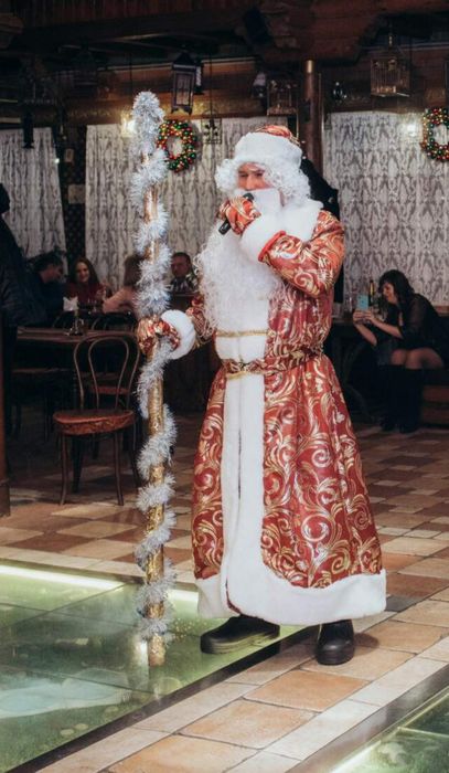 Новорічні костюми Миколай, Дід Мороз, помічниця снігуронька