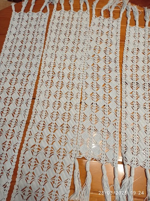 Panos crochê azul claro