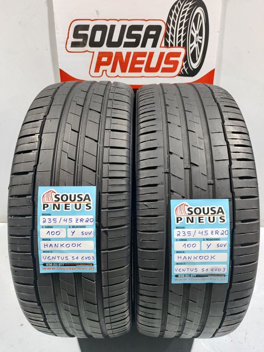 2 pneus semi novos 235-45R20 Hankook - Oferta dos Portes