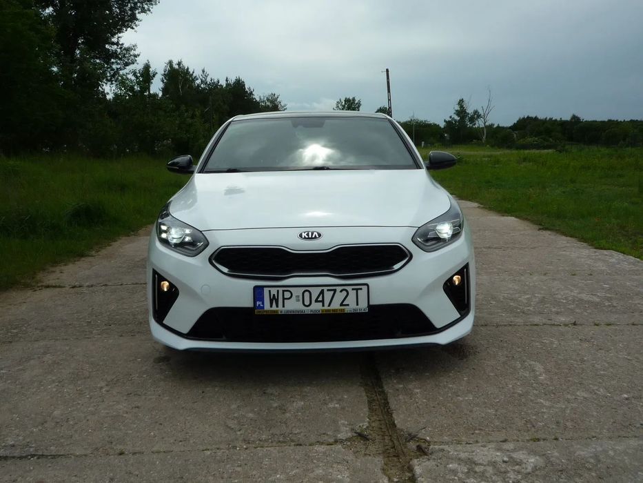 Kia ProCeed Navi,Panorama,Ful Led,Skóra Alkantara,Kamera,GT-Line,Biała PERŁA,Alusy