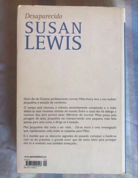 Livro “Desaparecido”, Susan Lewis