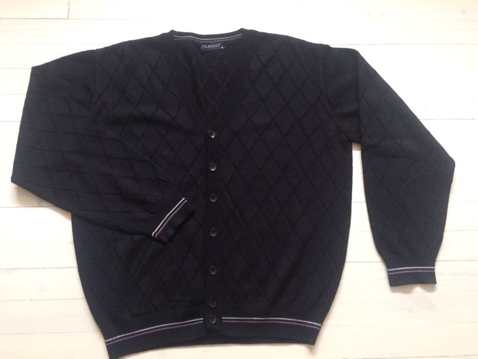 Мужской трендовый кардиган. Вязаная кофта. Новый