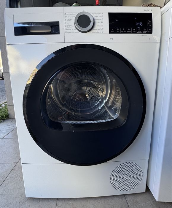 Máquina de Secar Roupa Bosch Serie 6 -  WQG233D0ES 8Kg Classe A