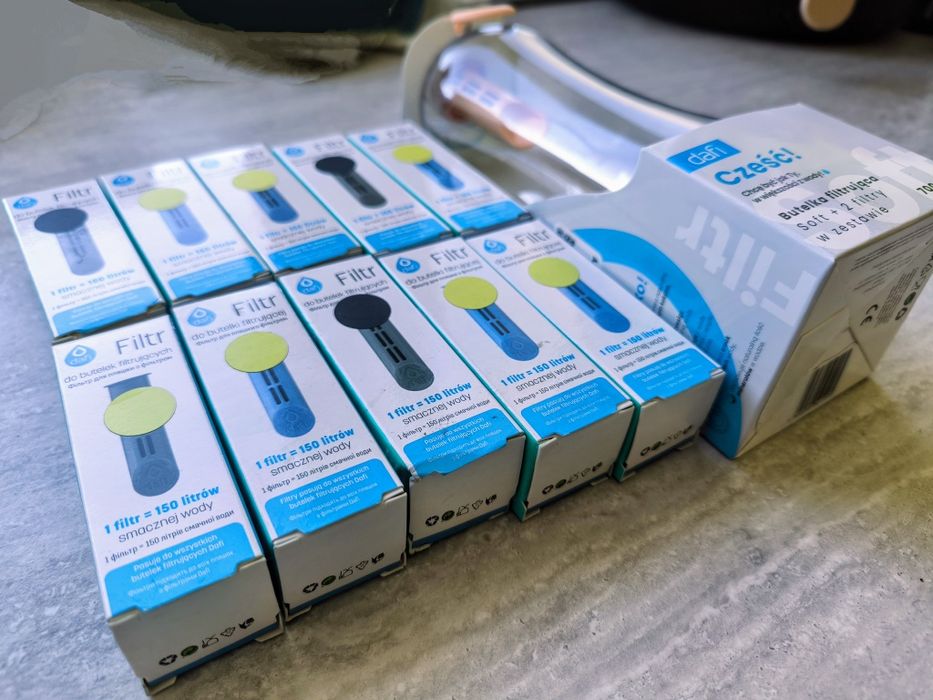 Dafi butelka i 10 filtrów nowe