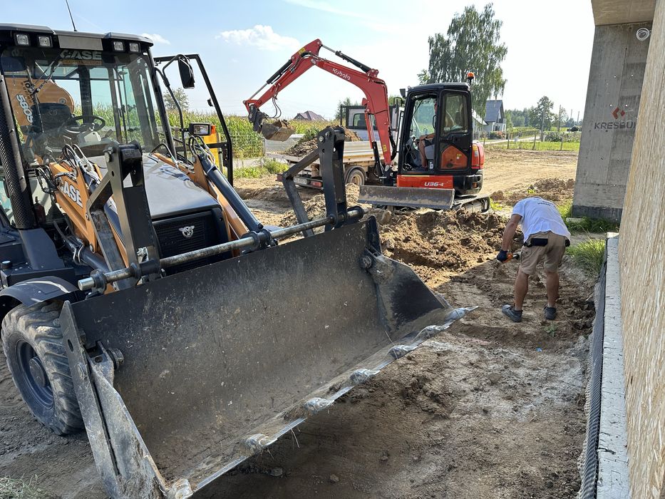 Usługi Koparką Ogrodzenia Usługi Rozbiurkowe docieplenia Fundamentow