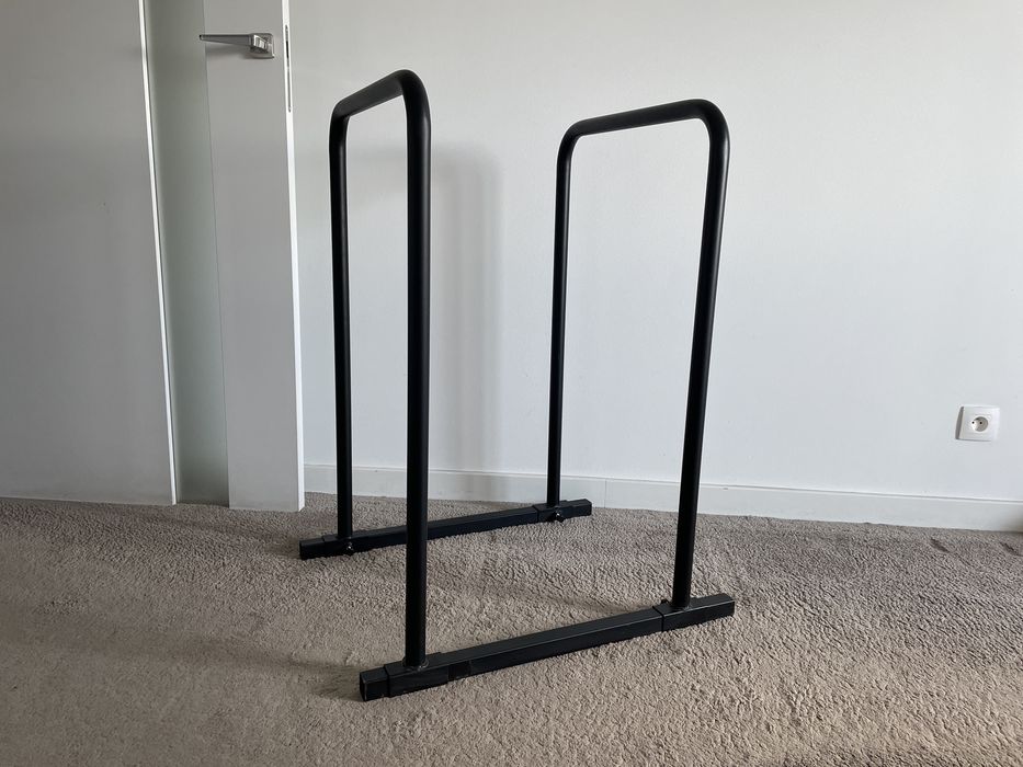 Poręcze do dipòw ze stali wysokie 100cm, regulacja szer, świetny stan