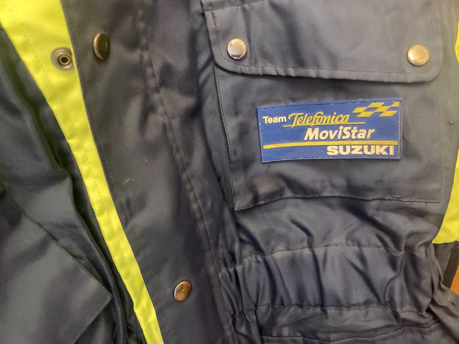 Blusão Vintage Mota Team Suzuki, Movistar Telefonica XL