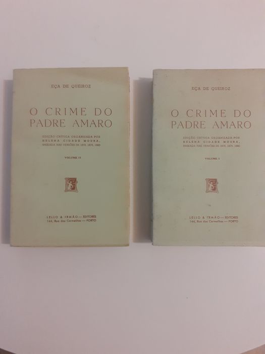 E. Queiroz, O crime do Padre Amaro, 2 vol.