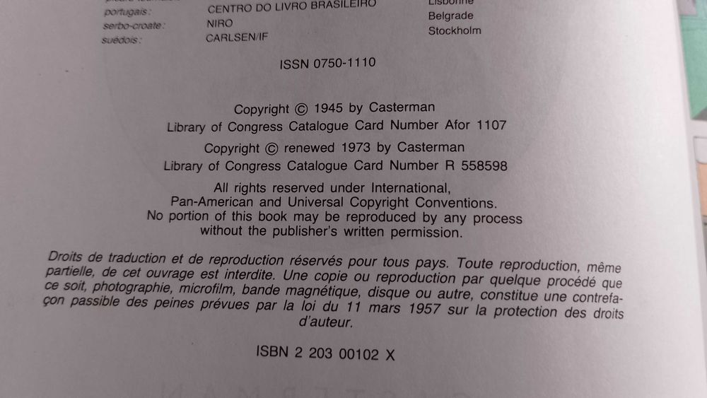 Tintim en Amérique - Casterman