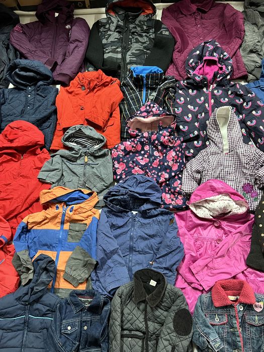 Секонд хенд оптом куртки дитячі тонкі весна  ціна за 1 кг