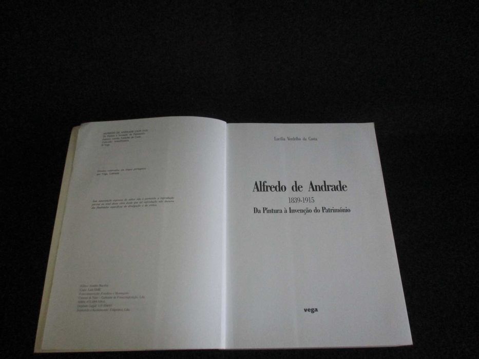 Livro Alfredo de Andrade Da pintura à invenção do Património