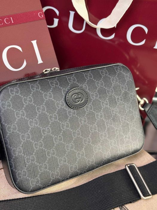Кроссбоди сумка Gucci черный мессенджер Гуччи Small Crossbody Гучи c842
