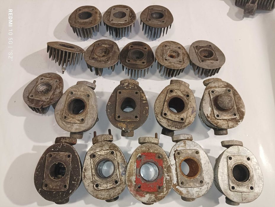 Komar - sztywniak - Romet - cylindry - głowice - 10 kg.