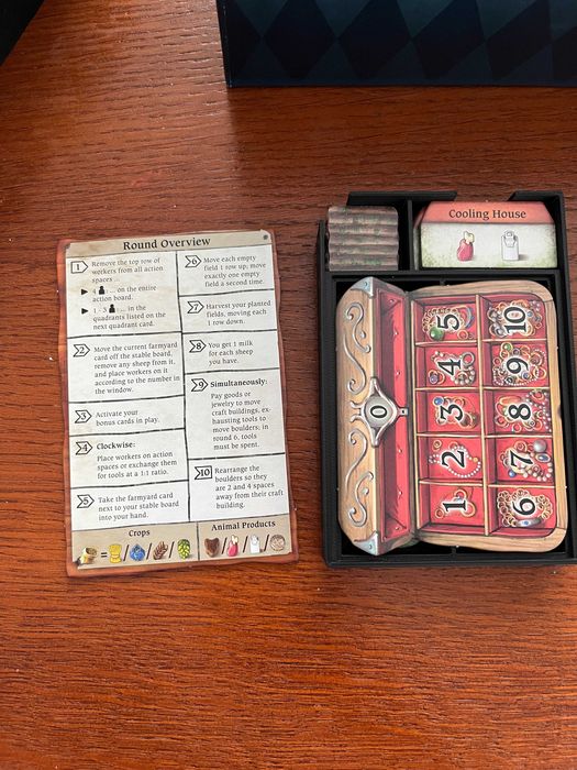 Insert organizer 3D do gry planszowej Hallertau Uwe Rosenberg