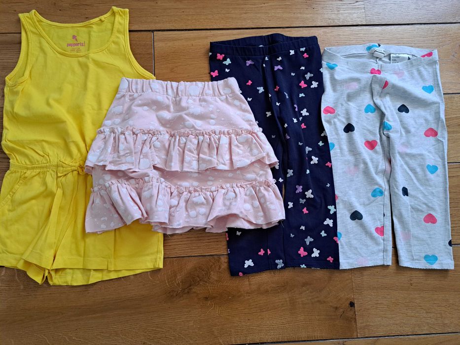 Paka ubrań dla dziewczynki r 122/128