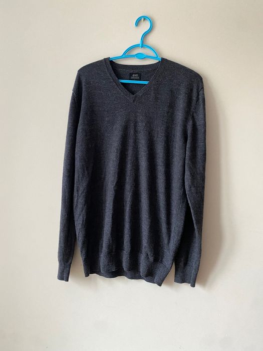 Sweter 100 % wełna merino * rozm L * mięciutki