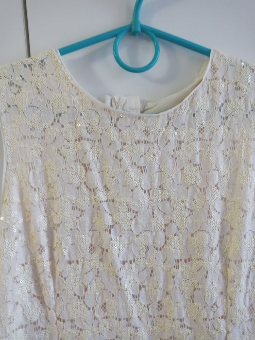 Śliczna sukienka na przebranie po komunii  H&M tiul cekiny