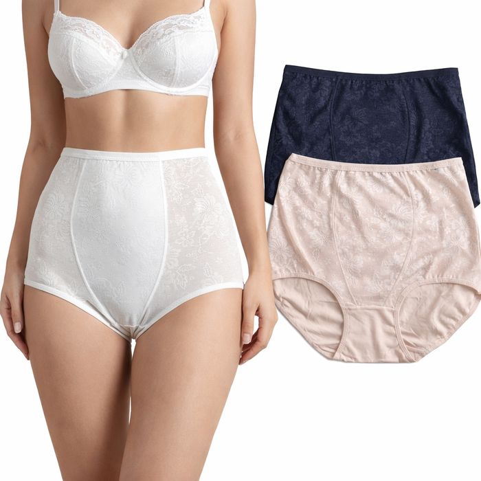 2×damskie majtki figi modelujące 2/3XL