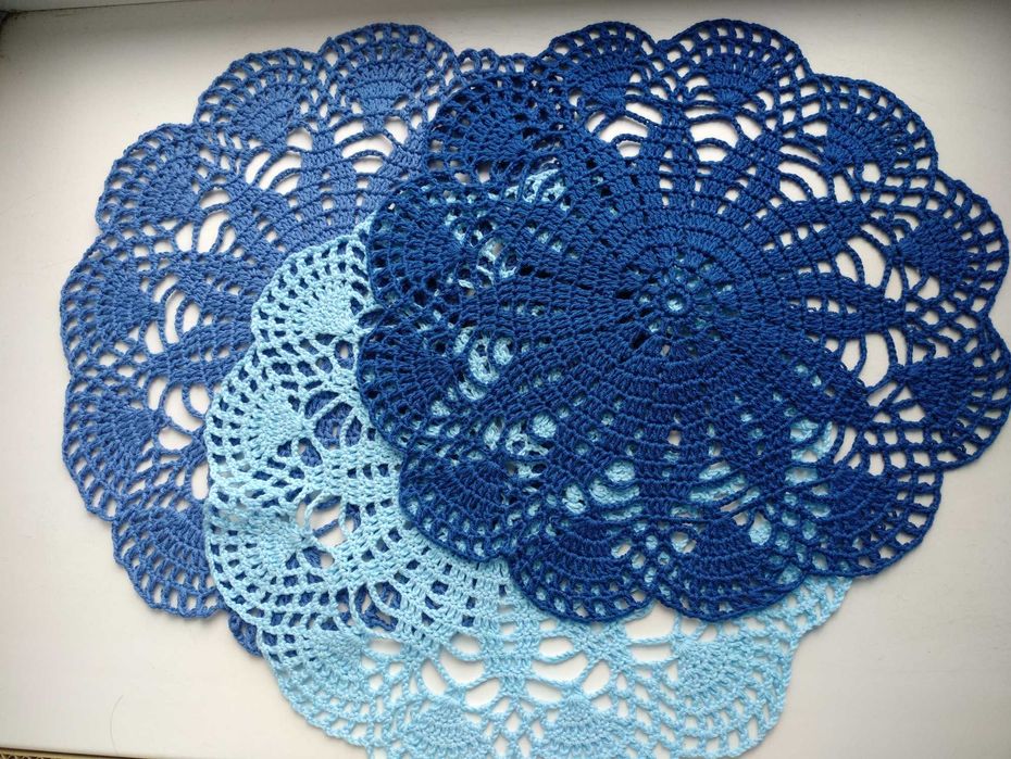Вязаные салфетки