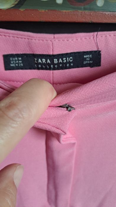 Zara spodnie roz M