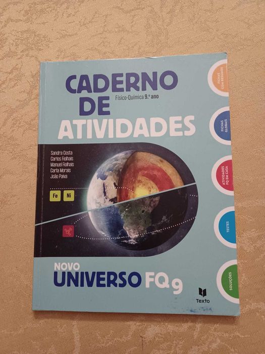 Universo FQ 9 - Físico-Química 9º ano - Caderno