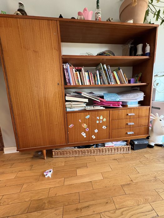 Komoda biblioteczka PRL