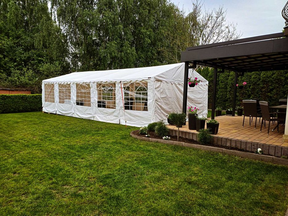 Wynajem namiotów imprezowych - stoły, krzesła, drewniany parkiet !