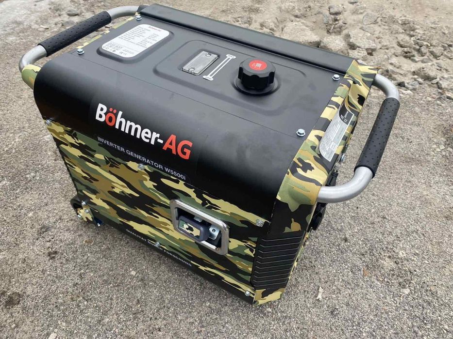 Генератор інверторний 3 кВт Böhmer-AG W5500i бензиновий, Миколаїв