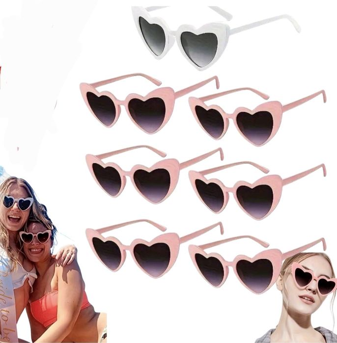 Nowe! Okulary wieczor panienski 6 sztuk ślub wesele