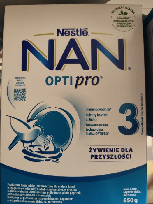 NAN Optipro 3 - 7 szt x 325 g, długa data ważności