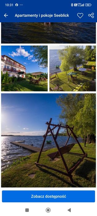 Apartament pokój domek nad jeziorem Mikołajki 4 km