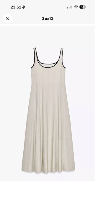 Елегантна святкова сукня з льону Zara , L