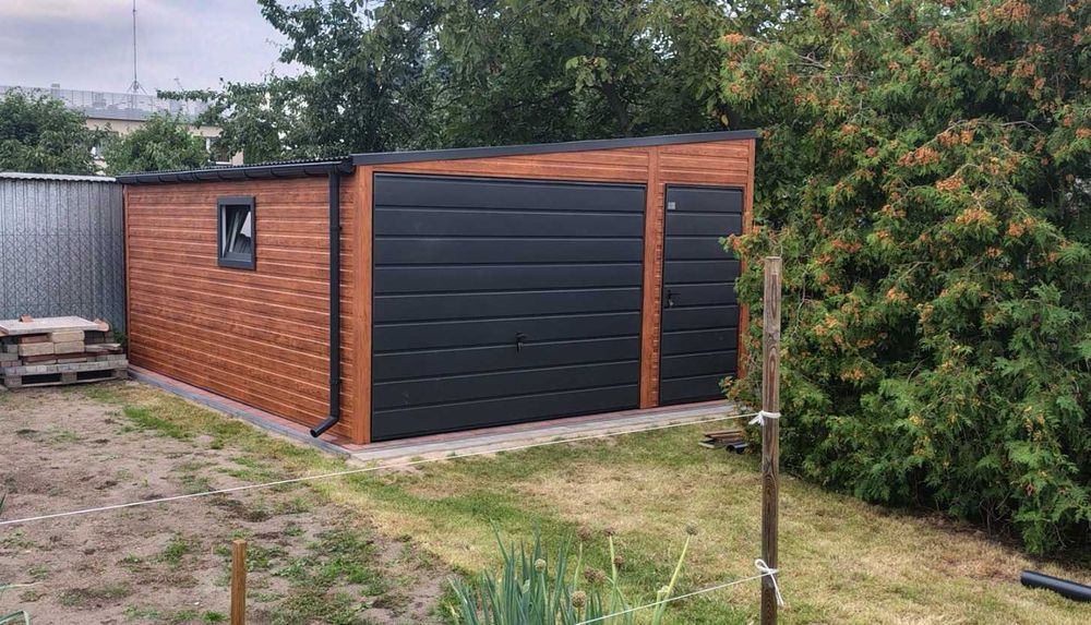 Garaż Blaszany Blaszak Drewnopodobny Schowek PREMIUM PRODUCENT!!!