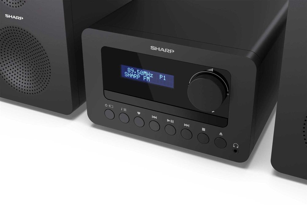 Мікросистема Sharp Micro Sound System Black (XL-B514(BK)) Новая,в упаковке.