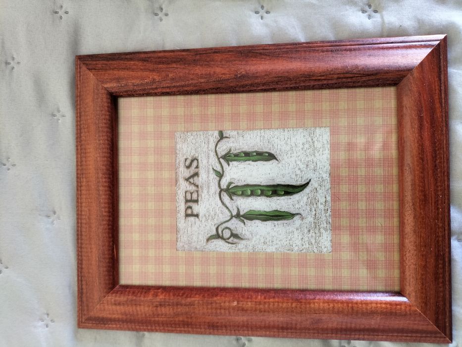 Quadro de cozinha de madeira