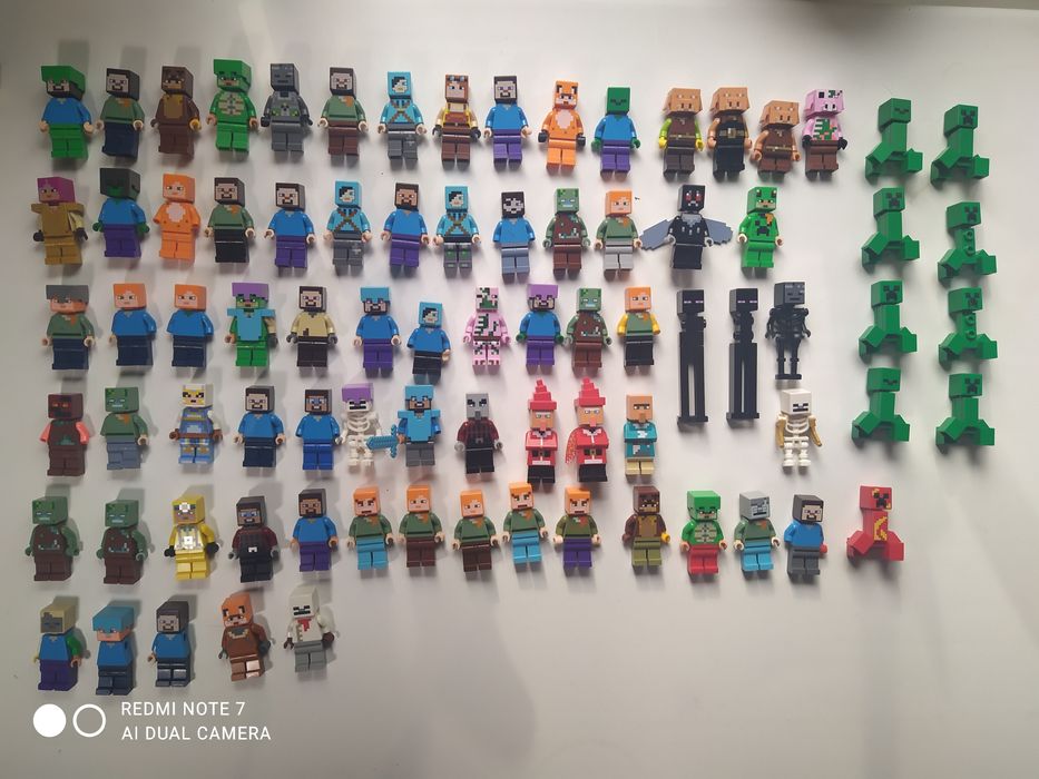 Lego фігуркі орігінал майнкрафт