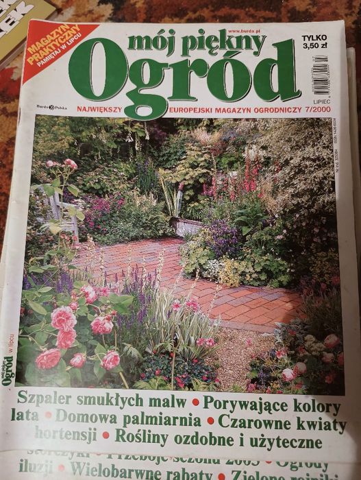 Mój piękny ogród, czasopismo z różnych lat, komplet 10 szt