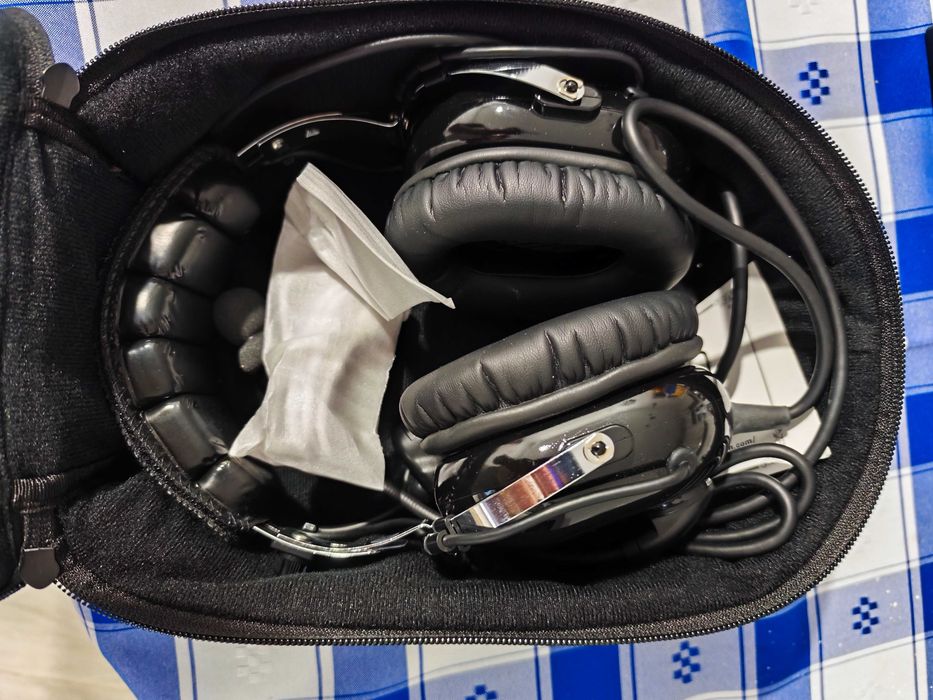bluetooth aviation headset UFQ BT A28 com plug de helicóptero