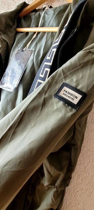 Nowa kurtka parka z kapturem XL, biust 120cm