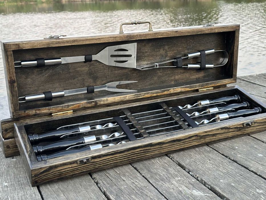 Набор шампуров, подарунок чоловіку, Подарунки, шампура, ПРОИЗВОДИТЕЛЬ