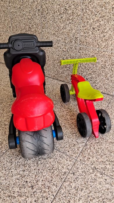 Mota de equilíbrio + bicicleta de equilíbrio