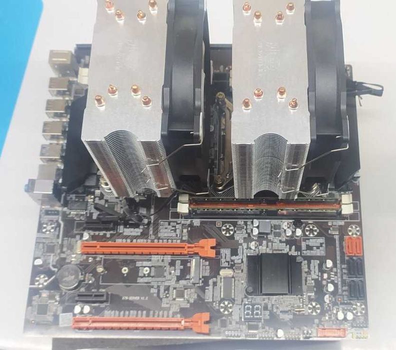 Комплект X79 + e5-2670v2 (2шт) + ОЗУ ddr3L 32Gb (4х8Gb)