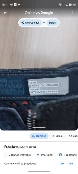 Skórzane botki damskie Tommy Hilfiger rozm 41