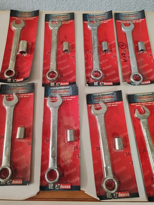 8 Conjuntos de boca de luneta + chave de caixa