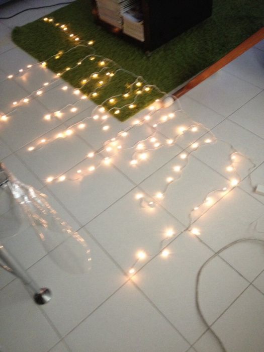 1 White String Light with 100 LED Bulbs and Curtain Style – New64564005493763121