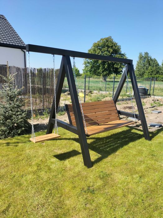 Huśtawka ogrodowa metalowa