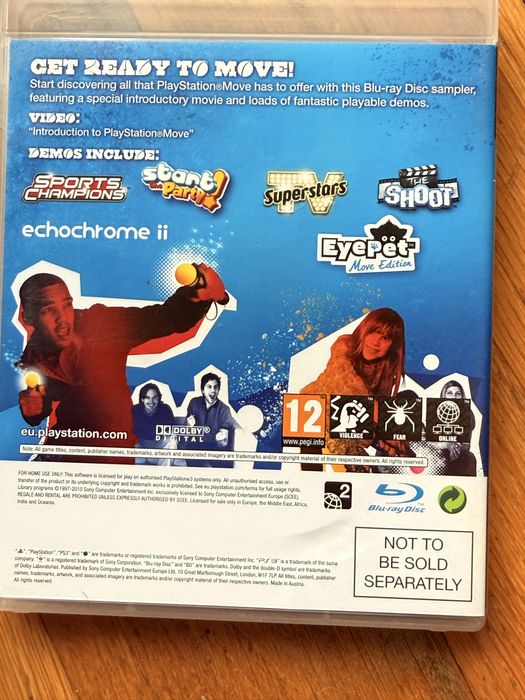 Playstation move starter disc ps3